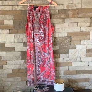 INC -PINK PAISLEY WITH RHINESTONES size XLP